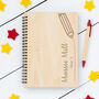 Personalised Bamboo Back To School Notebook, thumbnail 1 of 5