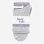 Pure Cashmere Luxury Ankle Socks Ethically Sourced Light Grey, thumbnail 2 of 3