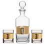 Personalised Gold Decanter And Tumblers Gift Set, thumbnail 2 of 8