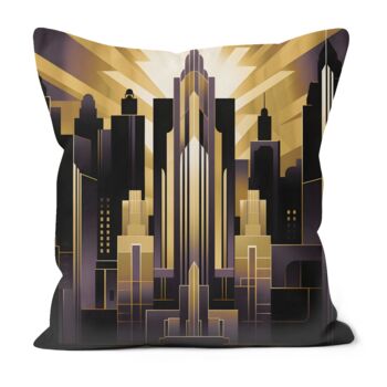 Urban Horizons Art Deco Hand Made Cushions Design Three, 3 of 8