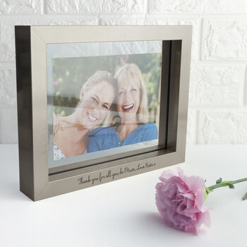 Personalised Metallic Floating Photo Frame, 11 of 12