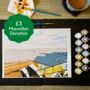 Beach Hut Painting By Numbers Kit, thumbnail 2 of 6