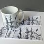Personalised Mug With Handmade Grasslands Print, thumbnail 5 of 12