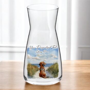Personalised Dachshund Dog Beach Walk Collection, 7 of 9