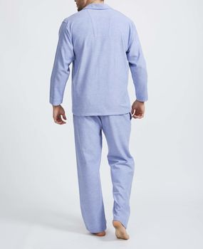 Men's Pyjamas Staffordshire Blue Flannel, 2 of 4