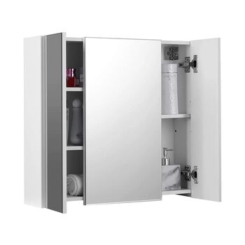 Wall Storage Cabinet With Mirror, 4 of 6