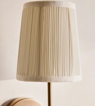 Antiqued Brass Wall Light, 4 of 5