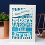 Papercut Happy Birthday To The Most Awesome… Card, thumbnail 1 of 5