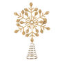 Jute Snowflake Christmas Tree Topper, thumbnail 2 of 5