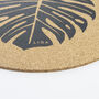 Cork Max Placemat Set Of Two | Monstera, thumbnail 5 of 5