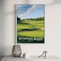 Bethpage Black Golf Club Golf Course Poster – Golf Wall Art Print | Gift For Golfers, Dad, Husband, Golf Gift For Him, thumbnail 1 of 2