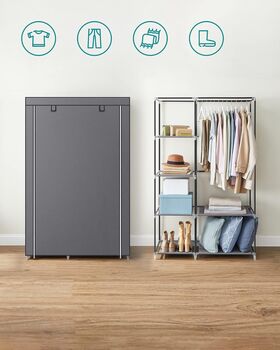 Adjustable Fabric Wardrobe Storage Organiser, 3 of 8