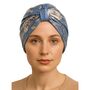 Satin Lined Turban Headwrap – Protective Chemo And Hair Loss Headwear, thumbnail 8 of 10