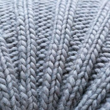 Rib Floor Cushion Knitting Kit, 5 of 8