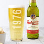 Personalised 50th Birth Year And Name Beer Glass, thumbnail 2 of 7