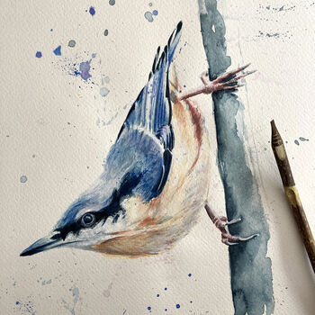 Inky Nuthatch Notebook, 7 of 7