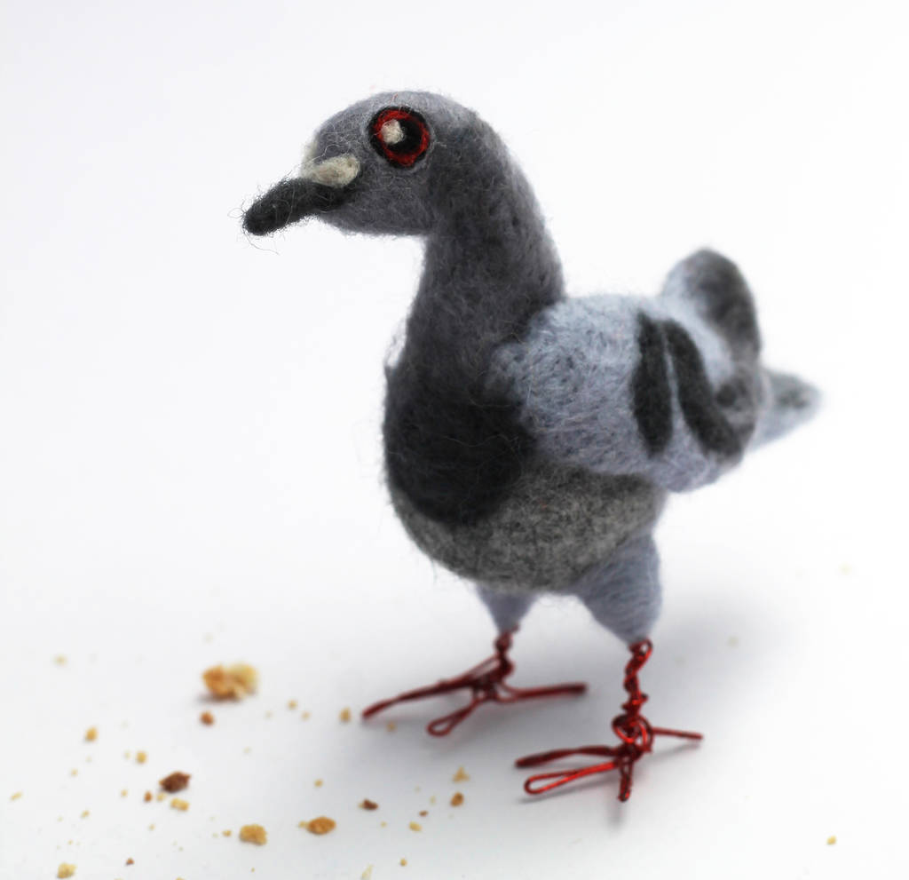 Needle Felted Pigeon Ornament, 1 of 6