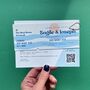 Fun Beach Colourful Style Wedding Invitation, thumbnail 2 of 5
