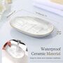 Marble White Soap Tray Holder, thumbnail 5 of 7