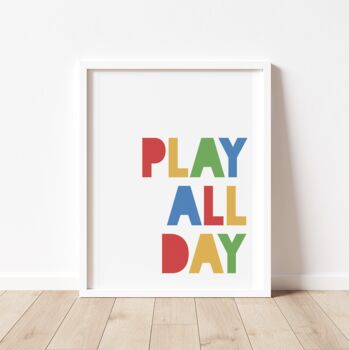 Play All Day Print, 5 of 7