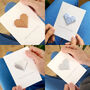 Personalised Anniversary By Year Origami Heart Card, thumbnail 9 of 12