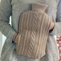 Cashmere Hug A Hottie Hot Water Bottle, thumbnail 4 of 5