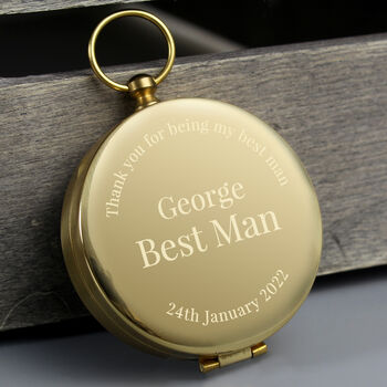 Personalised Wedding Compass, 2 of 4