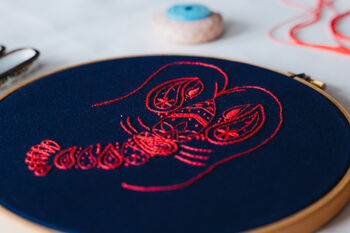 Lobster Embroidery Kit, 3 of 6