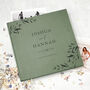 Wedding Guest Book With Leaves Keepsake Album, thumbnail 5 of 11