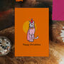 Cute Cat Christmas Card Pack, thumbnail 1 of 8