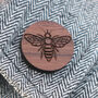 Manchester Bee Lapel Brooch, thumbnail 3 of 4