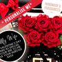 Panache Everlasting Red Rose Bouquet Valentines Card, thumbnail 9 of 9