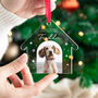 Personalised Puppy's First Christmas Photo Bauble, thumbnail 3 of 5