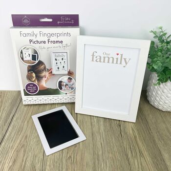Family Fingerprints Picture Frame Kit, 7 of 11