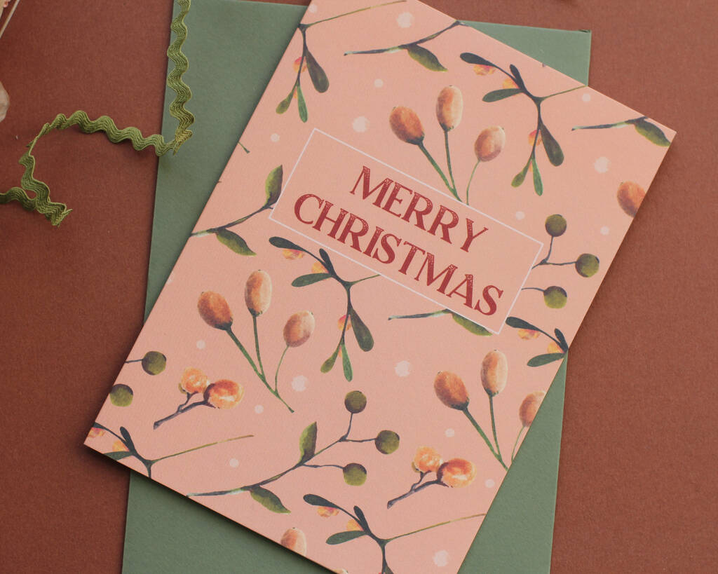 Luxury Botanical Boxed Christmas Card Set By Double Thumbs Up