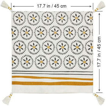 Boho Cotton Pillowcase Cushion Cover, 7 of 10