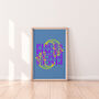 Pisces Zodiac Typography Print, thumbnail 4 of 6