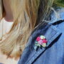 Roses Bouquet Flower Brooch, thumbnail 4 of 5