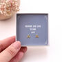 'Friends Are Stars' Sterling Silver Star Cluster Earrings, thumbnail 4 of 9