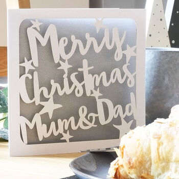 Stars Personalised Christmas Card, 4 of 5