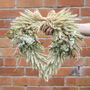 Woodland Dried Flower Heart Wreath, thumbnail 2 of 9