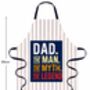 Dad Apron 100% Cotton, thumbnail 2 of 4