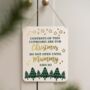 Personalised Christmas Cupboard Sign, thumbnail 1 of 5