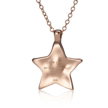 Personalised Maxi Shine Star Necklace, 4 of 11