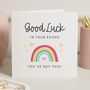 Rainbow Good Luck Exam Card For Friend, thumbnail 1 of 7