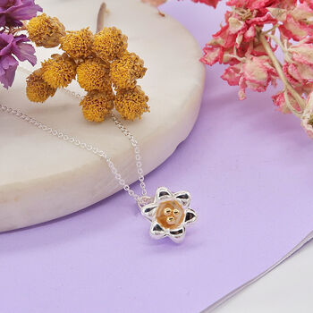 Sterling Silver Birth Flower Necklaces, 10 of 12