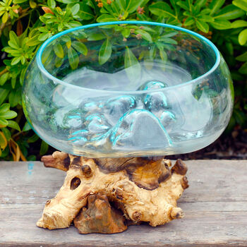 Molten Glass Decorative Bowl And Kitchen Centrepiece, 4 of 4