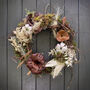 Dried Forest Wreath With Mushrooms And Moss, thumbnail 1 of 6