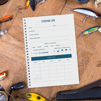 Personalised A5 Fishing Log Book, 3 of 3