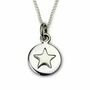 Lucky Star Good Luck Necklace In Rose Gold Or Silver, thumbnail 3 of 5